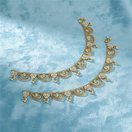 Antique Classic Payal With Gold Plating