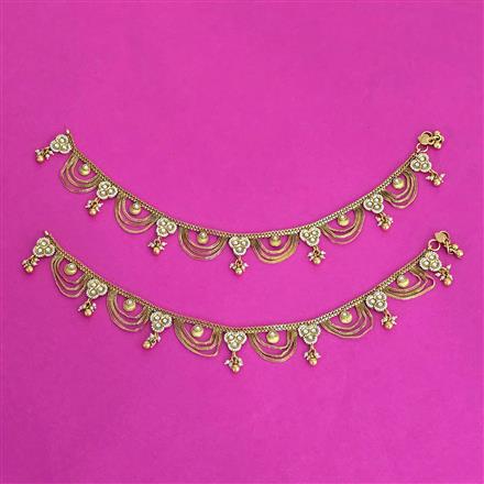 Antique Classic Payal With Gold Plating