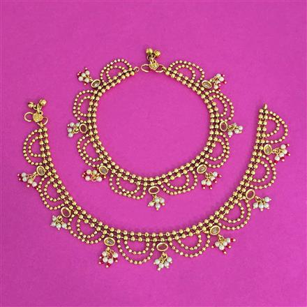 Antique Classic Payal With Gold Plating