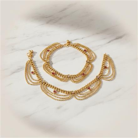 Antique Classic Payal With Gold Plating