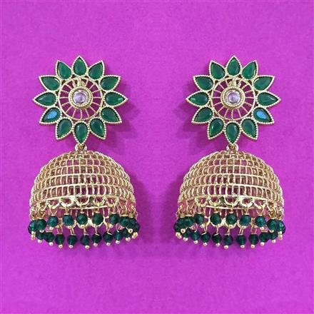 Antique Jhumki With Gold Plating