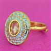 Antique Adjustable Ring With Gold Plating