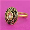 Antique Adjustable Ring With Gold Plating