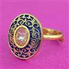 Antique Adjustable Ring With Gold Plating