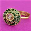 Antique Adjustable Ring With Gold Plating