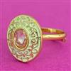 Antique Adjustable Ring With Gold Plating