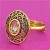 Antique Adjustable Ring With Gold Plating