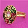 Antique Adjustable Ring With Gold Plating