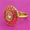 Antique Adjustable Ring With Gold Plating