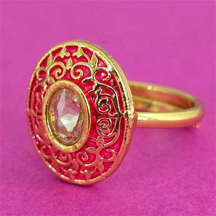 Antique Adjustable Ring With Gold Plating