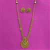 Antique Temple Necklace With Matte Gold Plating