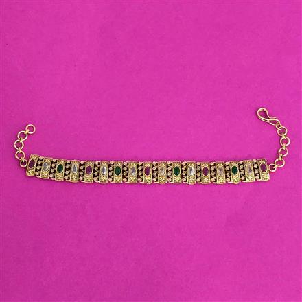 Antique Classic Bracelet With Matte Gold Plating