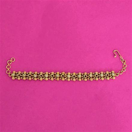Antique Classic Bracelet With Matte Gold Plating