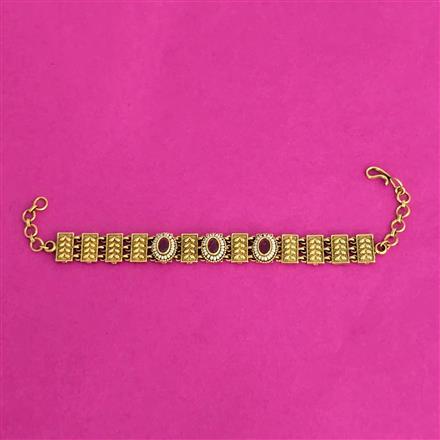 Antique Classic Bracelet With Matte Gold Plating
