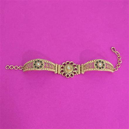 Antique Classic Bracelet With Matte Gold Plating