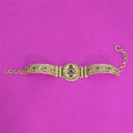 Antique Classic Bracelet With Matte Gold Plating