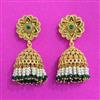 Antique Jhumki With Matte Gold Plating