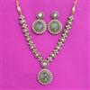Antique Classic Necklace With Mehndi Plating