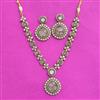 Antique Classic Necklace With Mehndi Plating