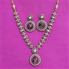 Antique Classic Necklace With Mehndi Plating