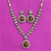 Antique Classic Necklace With Mehndi Plating