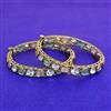 Antique Openable Bangles With Mehndi Plating