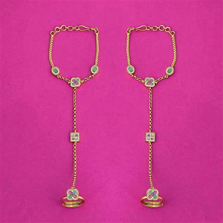 Antique Classic Hath Pan With Gold Plating