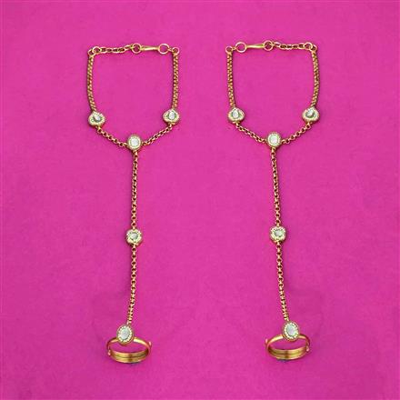 Antique Classic Hath Pan With Gold Plating