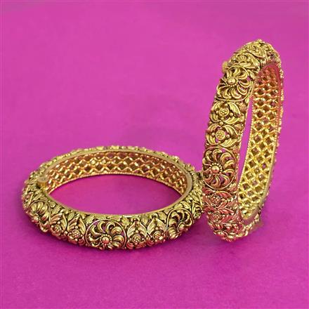 Antique Openable Bangles With Gold Plating