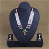 Antique Peacock Necklace Set With Gold Plating