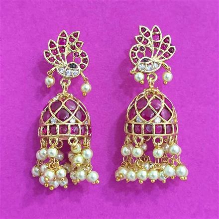 Antique Jhumki With Gold Plating