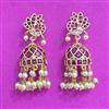 Antique Jhumki With Gold Plating