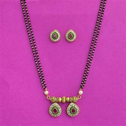 Antique Classic Mangalsutra With Gold Plating