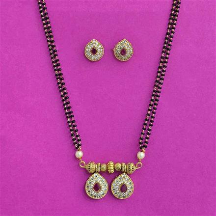 Antique Classic Mangalsutra With Gold Plating