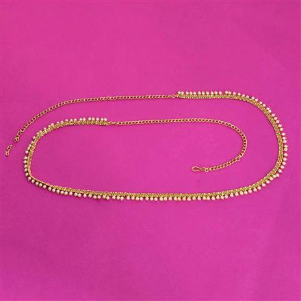 Antique Moti Belt With Gold Plating