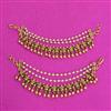 Antique Moti Ear Chain With Gold Plating