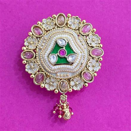 Antique Classic Brooch With Gold Plating