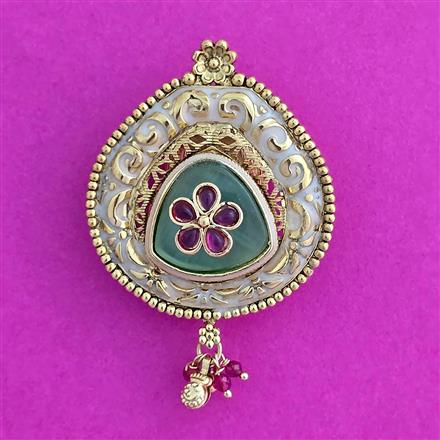 Antique Classic Brooch With Gold Plating