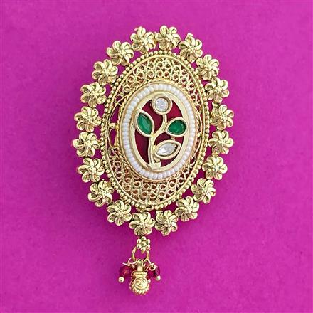 Antique Classic Brooch With Gold Plating