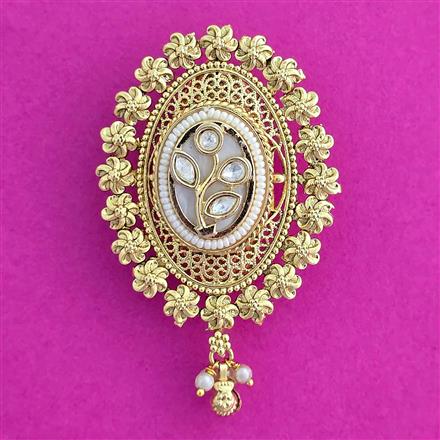 Antique Classic Brooch With Gold Plating