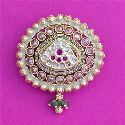 Antique Classic Brooch With Gold Plating