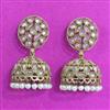 Antique Jhumki With Mehndi Plating