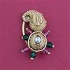 Antique Pressing Nose Ring With Matte Gold Plating