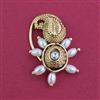 Antique Pressing Nose Ring With Matte Gold Plating