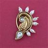 Antique Pressing Nose Ring With Matte Gold Plating
