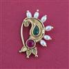 Antique Pressing Nose Ring With Matte Gold Plating