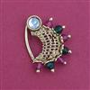 Antique Pressing Nose Ring With Matte Gold Plating