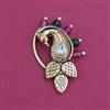 Antique Pressing Nose Ring With Matte Gold Plating