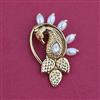 Antique Pressing Nose Ring With Matte Gold Plating