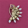Antique Pressing Nose Ring With Matte Gold Plating